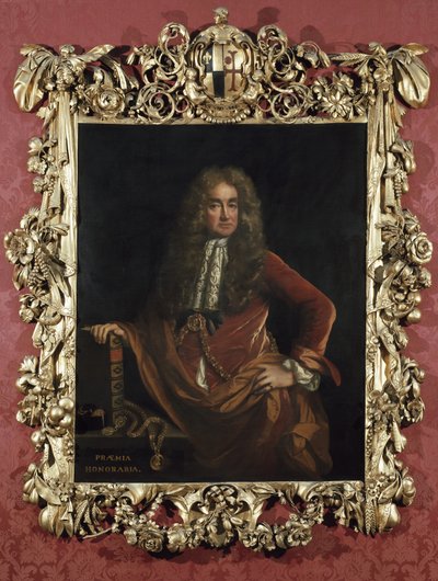 Portrait of Elias Ashmole by John Riley